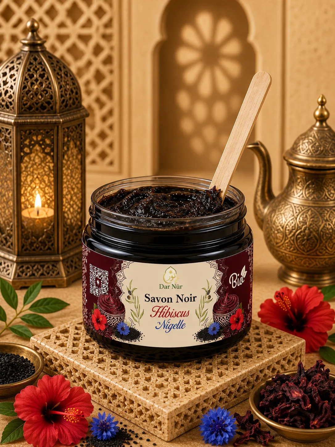 Savon Noir Hibiscus Nigelle